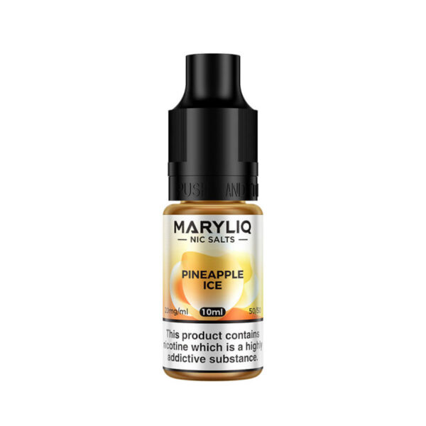 Get Your Maryliq Nic Salt's In Pineapple Ice Available At Dispergo Vaping, This Range Consists Of The Same Flavours As What You Would Find In The Lost Mary Disposables