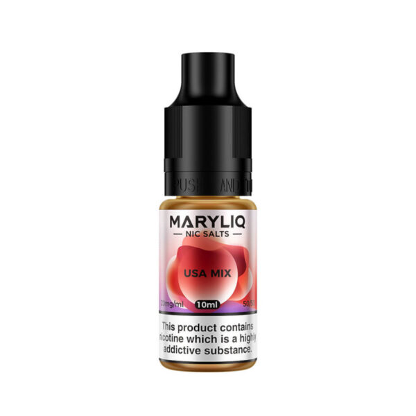 Get Your Maryliq Nic Salt's In USA Mix Available At Dispergo Vaping, This Range Consists Of The Same Flavours As What You Would Find In The Lost Mary Disposables