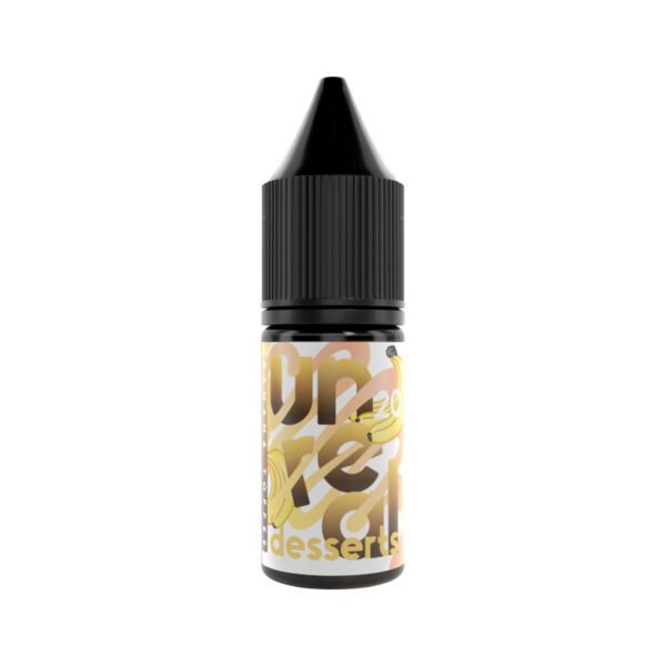 Available At Dispergo Vaping UK, Unreal Desserts Banana Toffee Nic Salts Full Of Flavour And Sweetness