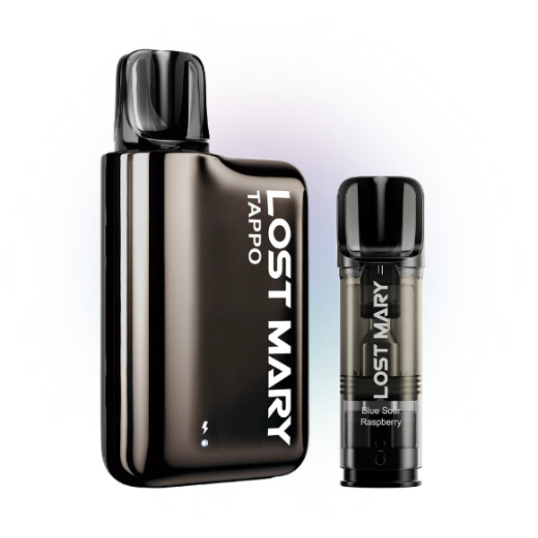 Lost Mary Tappo Pod Kit now available at Dispergo Vaping. Get your Tappo Pod Vape Kit by Lost Mary today!