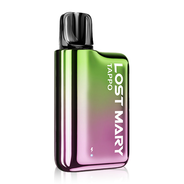 Get your Lost Mary Tappo Pod Kit In Green Pink Today At Dispergo Vaping. The Most Popular Vape Shop In The UK