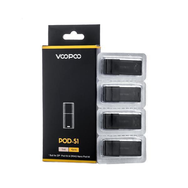 Voopoo POD-S1 4 Pack Replacement Pods Available At Dispergo Vaping