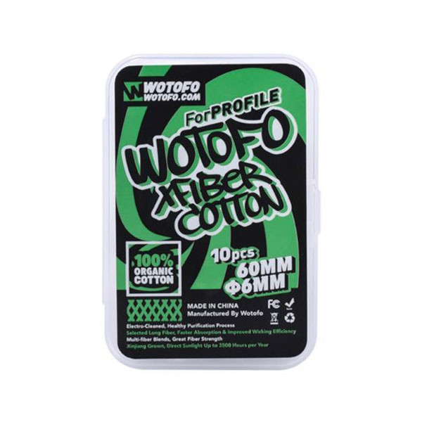 Wotofo XFiber Cotton 10pcs Available At Dispergo Vaping