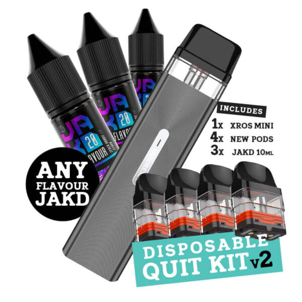 Disposable Quit Kit 2 Space Grey V2 now available at Dispergo Vaping
