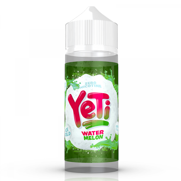 Yeti watermelon ice 100ml shortfill eliquid now available at Dispergo Vaping UK