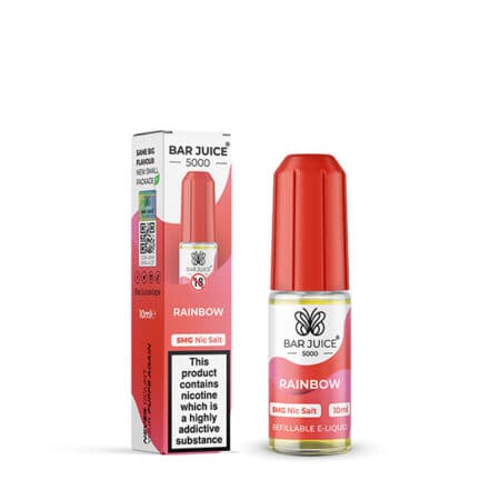 5mg-rainbow-bar-juice-5000-nic-salt-eliquid-uk 5mg rainbow flavour nic salt eliquid by bar juice 5000