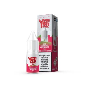 sour raspberry watermelon yeti summit series flavour nic salt eliquid 10ml bottle