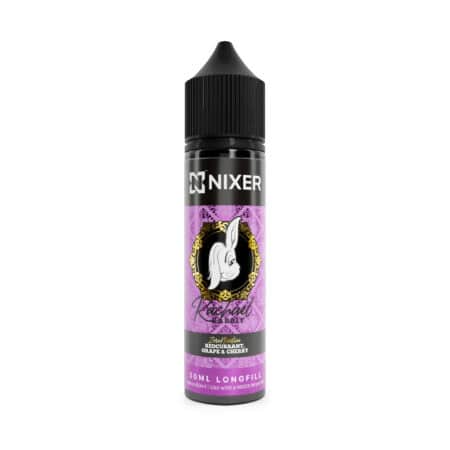 redcurrant grape cherry 60ml longfill eliquid by rachael rabbit x nixer