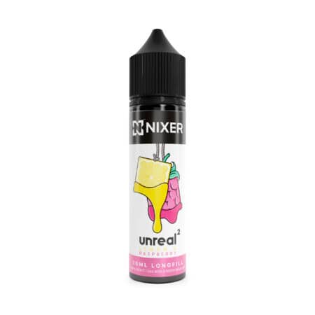 lemon raspberry 60ml longfill eliquid by unreal 2 x nixer