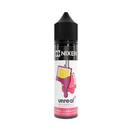 w-nixer-unreal-passionfruit-grapefruit-30ml-longfill-60ml passionfruit grapefruit 60ml longfill eliquid by unreal 2 x nixer