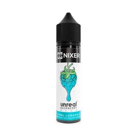 w-nixer-unreal-raspberry-blue-30ml-longfill-60ml blue 60ml longfill eliquid by unreal raspberry x nixer