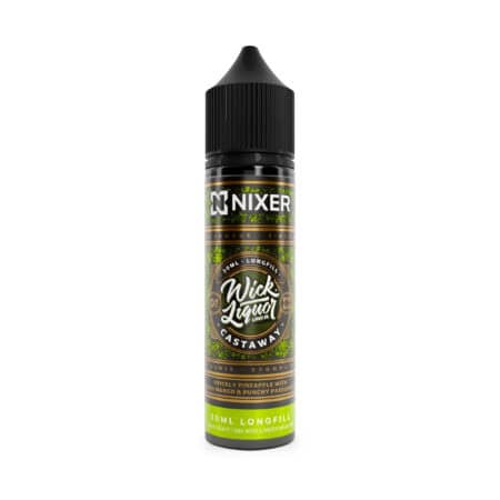 castaway by wick liquor x nixer 60ml longfill eliquid