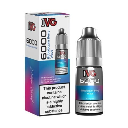 bubblegum berry wave ivg 6000 nic salt uk