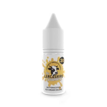 The Lancashire Creamery nic salt butterscotch ice cream