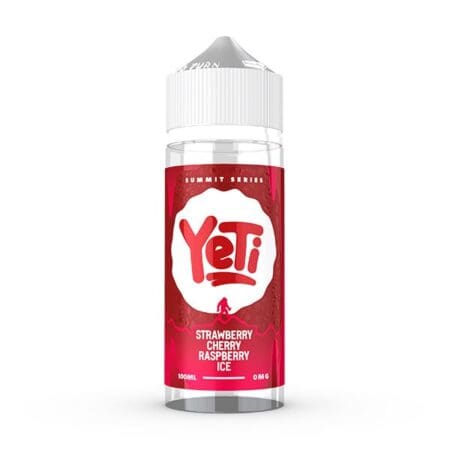 YETI SUMMIT - UK - 100ML - 0MG - STRAWBERRY CHERRY RASPBERRY ICE Yeti 100ml - SYTAWBERRY CHERRY RASPBERRY ICE