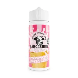 The Lancashire Ice Creamery - strawberry cheesecake