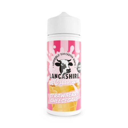 The Lancashire Ice Creamery - strawberry cheesecake
