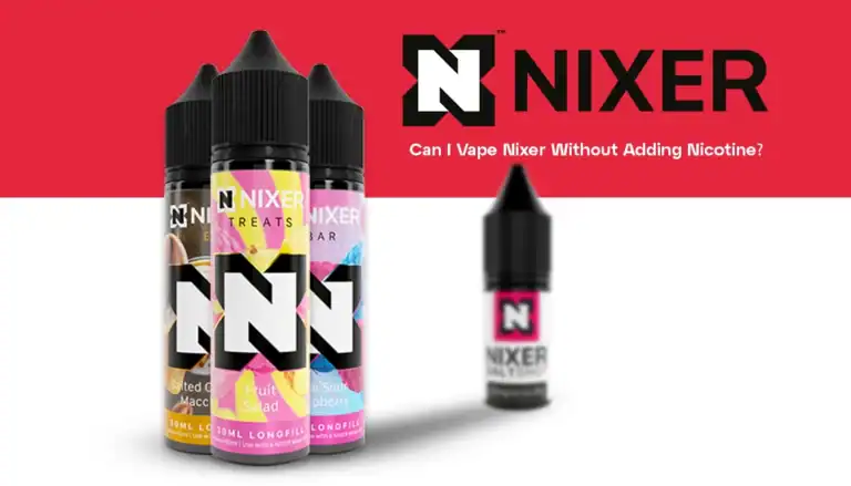 Can I Vape Nixer Without Adding Nicotine