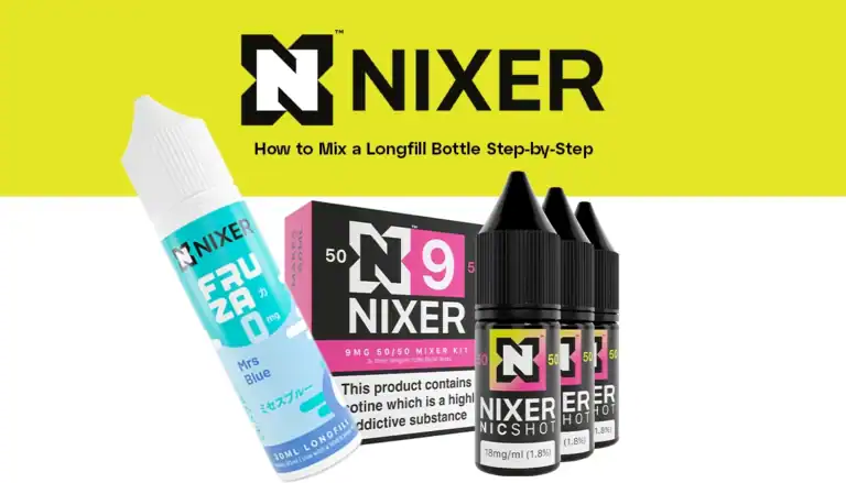 How to Mix a Longfill Bottle Step by Step