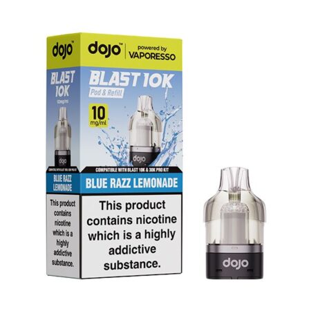 dojo 10mg pods - blue razz lemonade
